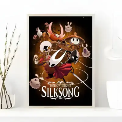 Hornet Crimson Silksong Artwork Wall Art