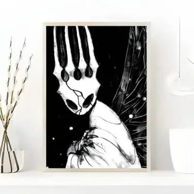 The Knight and Golden Light Wall Art