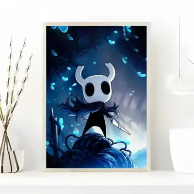 The Knight Beneath the Blue Stars Wall Art