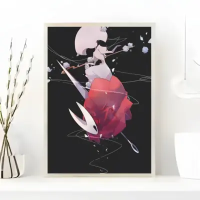 Hornet with Her Crimson Cloak Wall Art