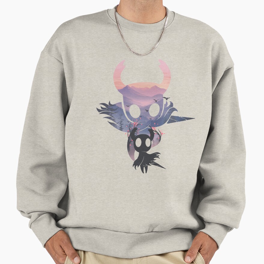 ssrcooversized_sweatshirtmens_01oatmeal_heatherfrontsquare_productx1000 - Hollow Knight AU Store