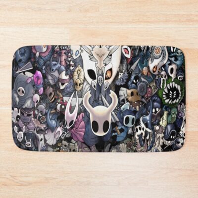 8k Hollow Knight Characters Bath Mat