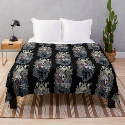 Hollow Party Throw Blanket