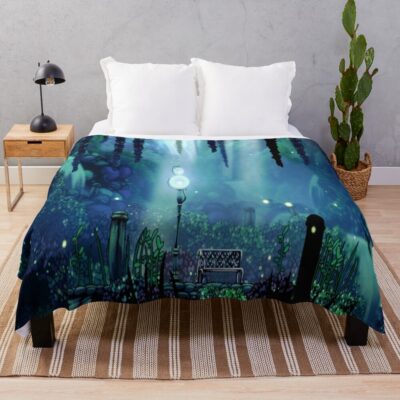 Greenpath Bench Throw Blanket