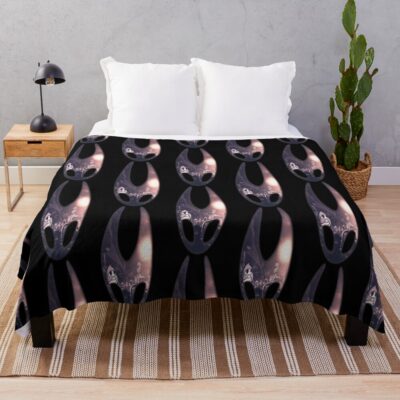 Hornet Mask Bronze Throw Blanket