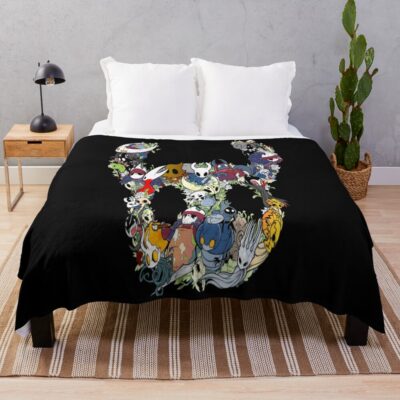 Hollow Crew Mask Throw Blanket