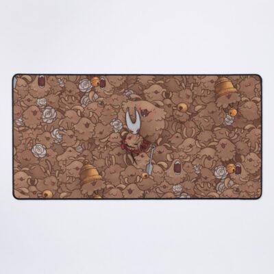 Hornet S Rest Hollow Knight Silksong Fleas Seamless Pattern Mouse Pad