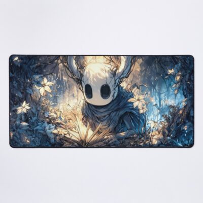 Hollow Knight Hallownest Monarch Deskmat Dark Fantasy Gaming Art Mouse Pad