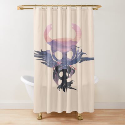 The Knight Hollow Knight Shower Curtain