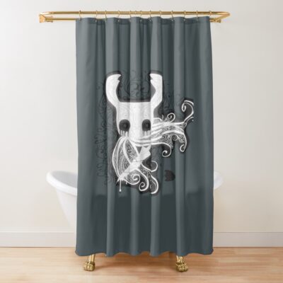 The Knight Cry Graphic Art Hollow Knight Funny Game Shower Curtain