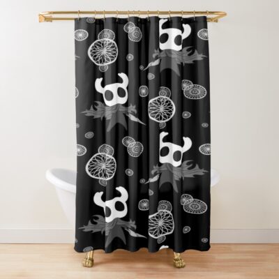 Hollow Knight Pattern Shower Curtain