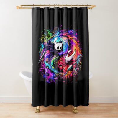 Hollow Knight Psychedelic Version Shower Curtain