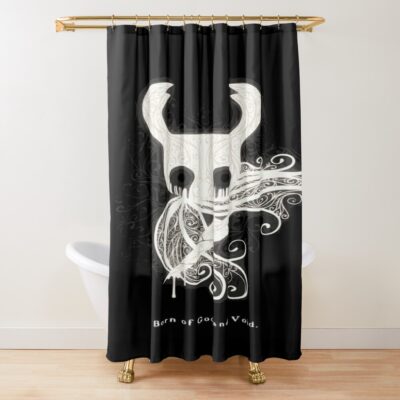 The Knight From Hollow Knight Born Of God And Void Shower Curtain