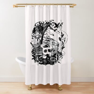 Hollow Knight Classic Design Shower Curtain