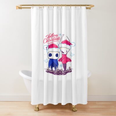 Hollow Christmas Hollow Knight Silksong Hornet The Knight Indie Game Shower Curtain