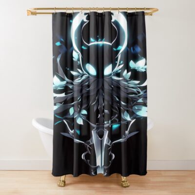 Neon Hollow Knight Shower Curtain