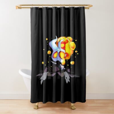 Hollow Knight Broken Vessel Shower Curtain