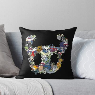 Hollow Crew Mask Throw Pillow