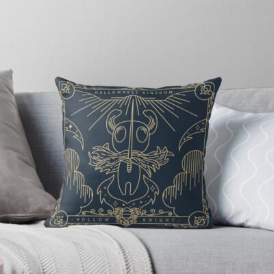 Hollow Knight Classic Game Design Throw Pillow
