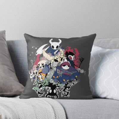 Hollow Knight Crew Throw Pillow