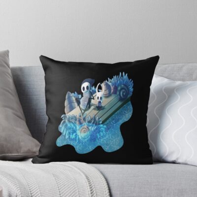 Hollow Knight Quirrel Throw Pillow