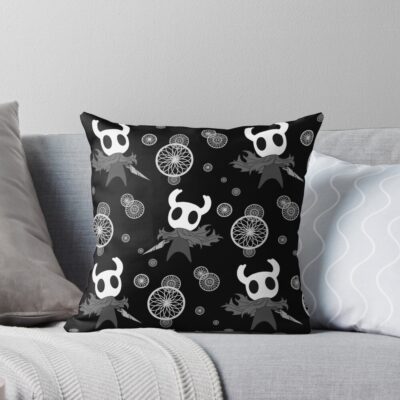 Hollow Knight Pattern Throw Pillow