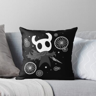 Hollow Knight Adventure Artwork Throw Pillow