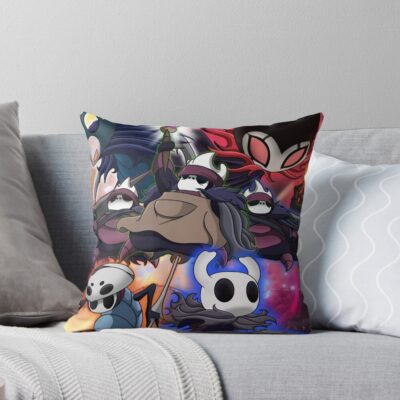 Hollow Knight Hallownest Collection Throw Pillow