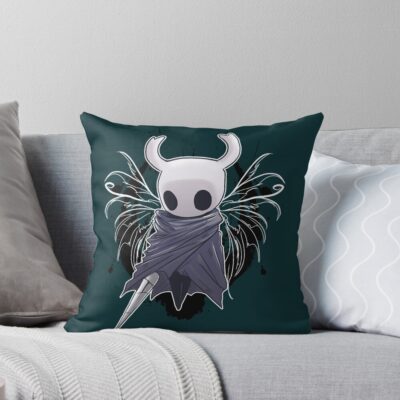 Hollow Knight Adventure Style Throw Pillow