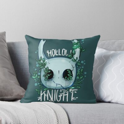 Hollow Knight Retro Game Artwork Throw Pillow