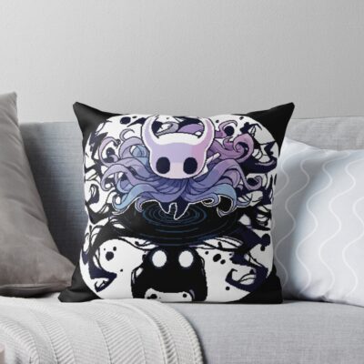 Hollow Knight Shade And Void Entity Pixel Art Throw Pillow