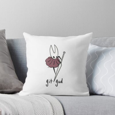 Hornet Git Gud Throw Pillow