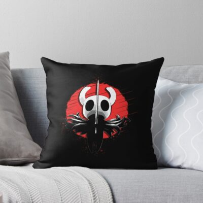Knight Hollow Knight Throw Pillow