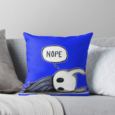 Hollow Knight Nope Not Today Classic T Shirt Throw Pillow
